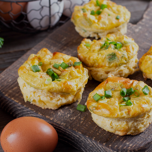 Easy Sausage and Cheese Egg Muffins