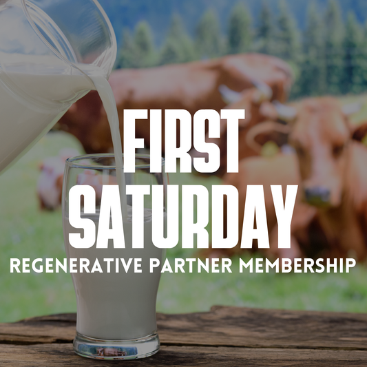 Members ONLY: Grass-Fed Raw Milk Pet Treat (Gallon) – Regenerative Partner (1st Saturday)