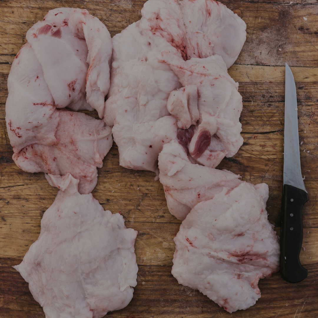 Pasture/Woodlot Raised Pork - Fresh Leaf Fat