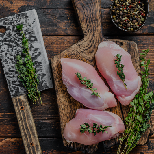 Pasture Raised Skinless Chicken Thighs (Pack of 3)