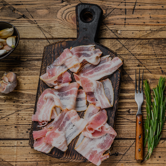 Pasture/Woodlot Raised Pork - Uncured Unsmoked Sugar-Free Bacon